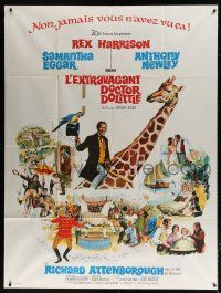 6b757 DOCTOR DOLITTLE French 1p '67 Rex Harrison speaks w/ animals, directed by Richard Fleischer!