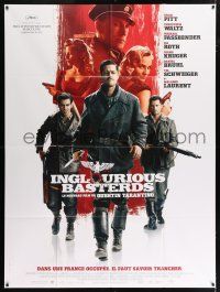 6b802 INGLOURIOUS BASTERDS French 1p '09 Quentin Tarantino, Nazi-killer Brad Pitt!