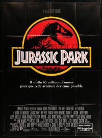 6b809 JURASSIC PARK French 1p '93 Steven Spielberg, Richard Attenborough creates dinosaurs!
