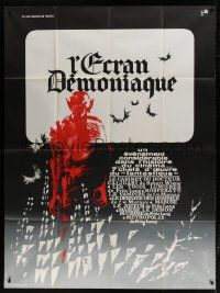 6b827 L'ECRAN DEMONIAQUE French 1p '70s horror film festival, cool Nosferatu artwork by Landi!