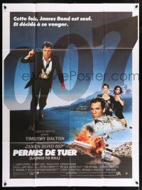 6b832 LICENCE TO KILL French 1p '89 Timothy Dalton as James Bond, he's out for revenge!