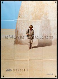 6b895 PHANTOM MENACE style A teaser French 1p '99 Star Wars Episode I, Anakin with Vader shadow!