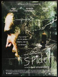 6b947 SPIDER French 1p '02 David Cronenberg, Ralph Fiennes, cool web image!