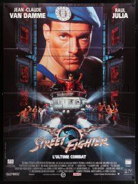 6b954 STREET FIGHTER French 1p '94 Jean-Claude Van Damme, based on the Capcom arcade game!