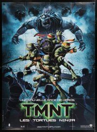 6b972 TMNT French 1p '07 Teenage Mutant Ninja Turtles, cool image with cyclops monster!