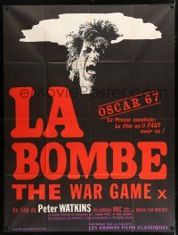 6b989 WAR GAME French 1p '65 classic English post-nuclear war pseudo-documentary, different!