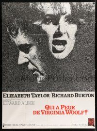 6b996 WHO'S AFRAID OF VIRGINIA WOOLF French 1p '67 Elizabeth Taylor, Richard Burton, Mike Nichols!