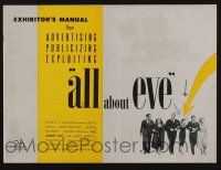 6b001 ALL ABOUT EVE pressbook '50 Bette Davis & Anne Baxter classic, Marilyn Monroe shown!