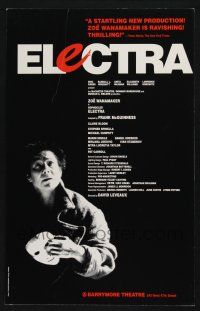 6b113 ELECTRA stage play WC '98 Zoe Wanamaker in the play written by Sophocles!