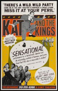 6b122 KAT & THE KINGS stage play WC '99 Broadway play from the book by David Kramer!