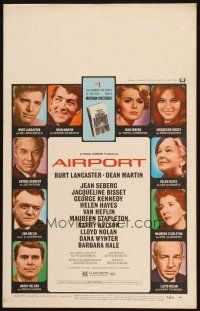 6b176 AIRPORT WC '70 Burt Lancaster, Dean Martin, Jacqueline Bisset, Jean Seberg