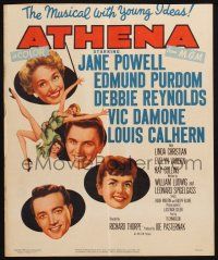 6b199 ATHENA WC '54 nature girl Jane Powell, Edmund Purdom, Debbie Reynolds, Vic Damone!