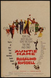 6b201 AUNTIE MAME WC '58 classic Rosalind Russell family comedy from play and novel!