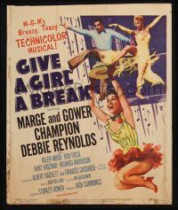 6b325 GIVE A GIRL A BREAK WC '53 great image of Marge & Gower Champion dancing, Debbie Reynolds!