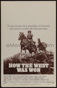 6b361 HOW THE WEST WAS WON WC R70 John Ford epic, Debbie Reynolds, Gregory Peck & all-star cast!