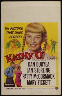 6b382 KATHY O' WC '58 sexy Jan Sterling, Patty McCormack little big shocker from The Bad Seed!