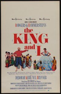 6b385 KING & I WC R65 Deborah Kerr & Yul Brynner in Rodgers & Hammerstein's musical!
