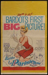 6b391 LA PARISIENNE WC '58 you've never seen sexy Brigitte Bardot like this, in boudoirs & biknis!