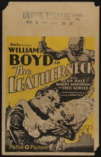 6b399 LEATHERNECK WC '29 American soldier William Boyd in romance & intrigue at the end of WWI!