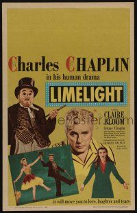 6b405 LIMELIGHT WC '52 images of aging Charlie Chaplin & pretty young Claire Bloom!
