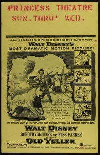6b461 OLD YELLER WC R60s Dorothy McGuire, Fess Parker, art of Walt Disney's most classic canine!