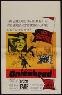 6b466 ONIONHEAD WC '58 Andy Griffith goofing up in the United States Coast Guard!