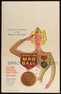 6b467 OPERATION MAD BALL WC '57 screwball comedy filmed entirely without Army co-operation!