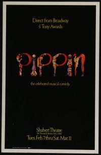 6b136 PIPPIN stage play WC '80s celebrated musical comedy direct from Broadway!