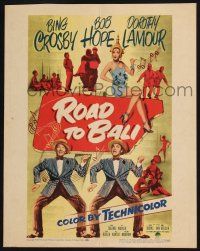 6b508 ROAD TO BALI WC '52 Bing Crosby, Bob Hope & sexy Dorothy Lamour in Indonesia!