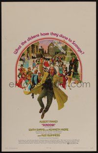 6b527 SCROOGE WC '71 Albert Finney as Ebenezer Scrooge, Charles Dickens, Tom Jung/Joe Bowler art!