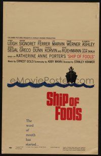 6b537 SHIP OF FOOLS WC '65 Stanley Kramer's movie based on Katharine Anne Porter's book!