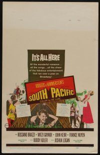 6b557 SOUTH PACIFIC WC '59 Rossano Brazzi, Mitzi Gaynor, Rodgers & Hammerstein musical!