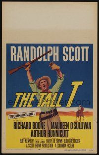 6b587 TALL T WC '57 Budd Boetticher, Elmore Leonard, cowboy Randolph Scott holding rifle!