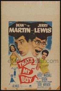 6b598 THAT'S MY BOY WC '51 college students Dean Martin & Jerry Lewis!