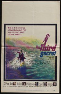 6b601 THIRD SECRET WC '64 Stephen Boyd searching for a killer who might even be himself!