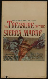 6b618 TREASURE OF THE SIERRA MADRE WC '48 completely different art of Humphrey Bogart, John Huston