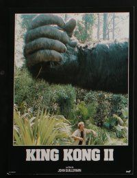 6b686 KING KONG LIVES 12 French LCs '86 includes great giant ape special effects images!