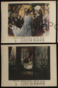 6b701 LE PLAISIR 3 French LCs '52 Max Ophuls adaptation of three Guy de Maupassant stories!