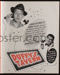 6b034 DUFFY'S TAVERN pressbook '45 Paramount's biggest stars including Lake, Ladd & Crosby!