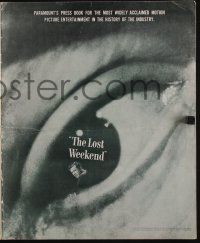 6b056 LOST WEEKEND pressbook '45 alcoholic Ray Milland, Jane Wyman, directed by Billy Wilder!