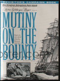 6b063 MUTINY ON THE BOUNTY pressbook '62 Marlon Brando & sexy Tarita, directed by Lewis Milestone!