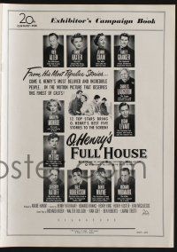 6b009 O HENRY'S FULL HOUSE pressbook '52 Fred Allen, Anne Baxter, Jeanne Crain & Marilyn Monroe!