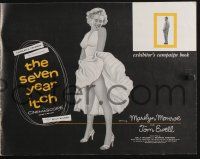 6b012 SEVEN YEAR ITCH pressbook '55 Billy Wilder, includes sexy of Marilyn Monroe's skirt blowing!