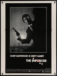 6c231 ENFORCER 30x40 '76 photo of Clint Eastwood as Dirty Harry by Bill Gold!