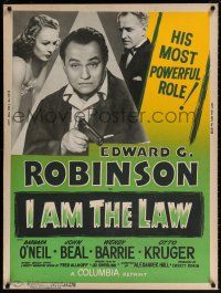 6c258 I AM THE LAW 30x40 R55 Robinson turns fighting prosecutor & he's turning on the heat!