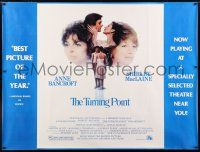 6c094 TURNING POINT subway poster '77 artwork of Shirley MacLaine & Anne Bancroft by John Alvin!
