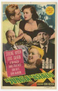 6d447 ASPHALT JUNGLE Spanish herald '51 Marilyn Monroe, Sterling Hayden, John Huston, different!