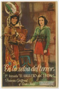 6d562 JUNGLE GIRL part 1 Spanish herald '41 Gifford, Edgar Rice Burroughs, Republic serial