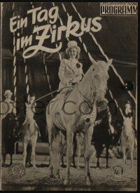 6d314 AT THE CIRCUS Austrian program '50 wacky Marx Bros Groucho, Chico, & Harpo, different!