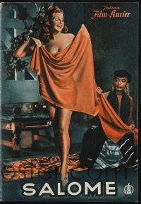 6d400 SALOME Austrian program '53 different images of sexy Rita Hayworth & Stewart Granger!